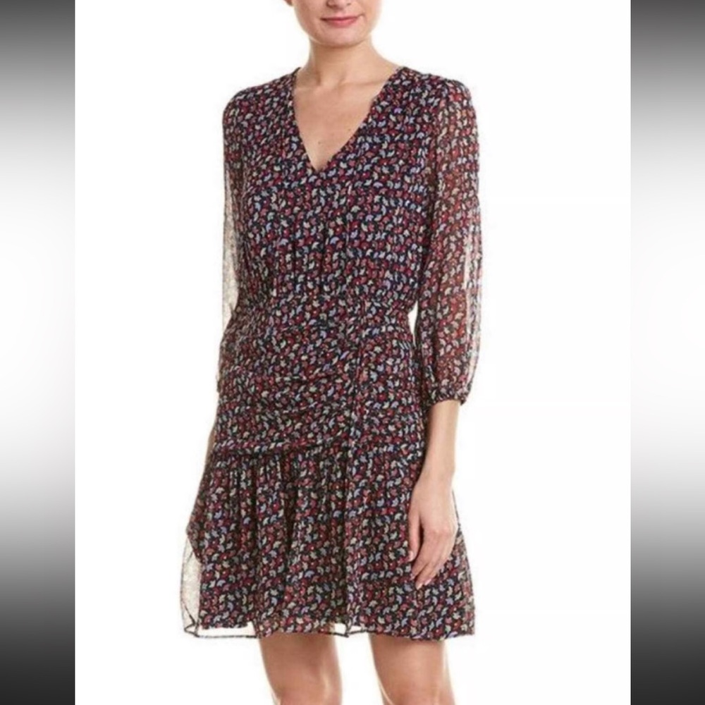 Shoshanna Bari Shirred silk Dress